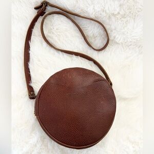 Portland Leather Almost Perfect Circle Large Crossbody Bag